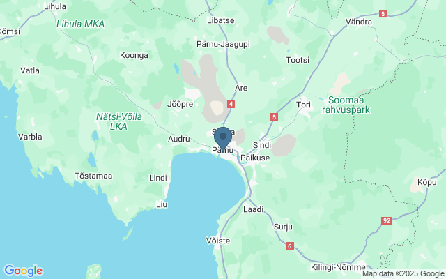 Kaart met locatie Pärnu